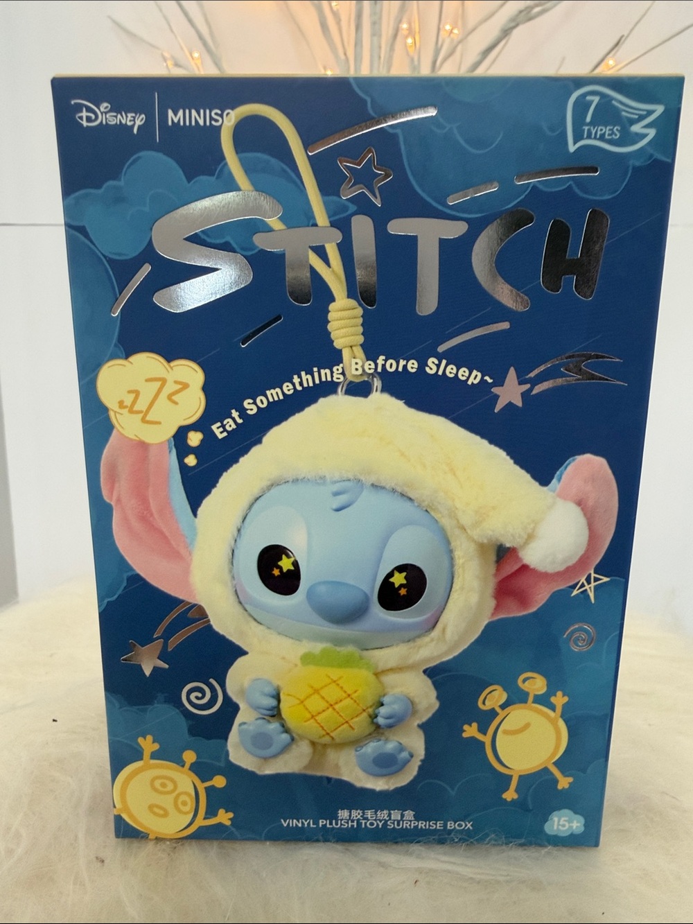Disney  NWT Stitch vinyl, plush toy surprise box.
Brand new never opened